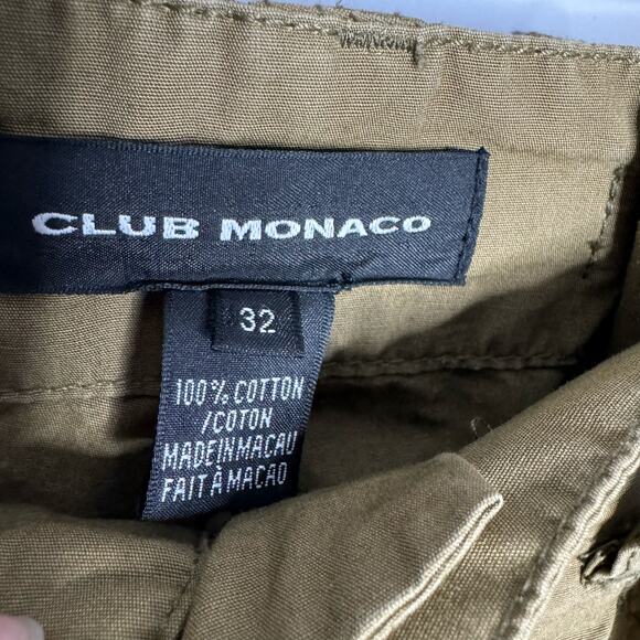 Club Monaco Cargo Pants Zipper Pockets Cotton Men's 32x32 - Picture 10 of 11